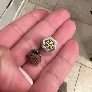 Tory Burch Hexagon stud earrings